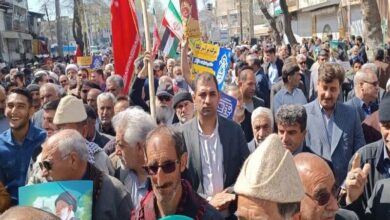 فریاد رهایی قدس در آسمان کرمانشاه طنین انداز شد + فیلم