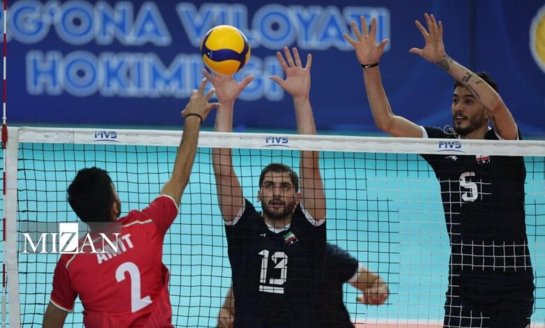 آغاز لیگ ملت‌های والیبال کاوا با پیروزی ایران برابر هند