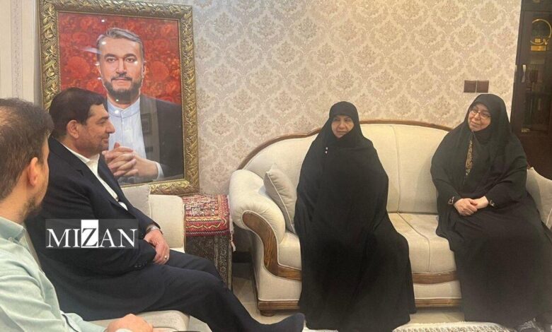 ادای احترام و تقدیر مخبر از خانواده شهید امیرعبداللهیان/ تجلیل از مدیریت شجاعانه، با اخلاص و با بصیرت وزیر امور خارجه دولت سیزدهم