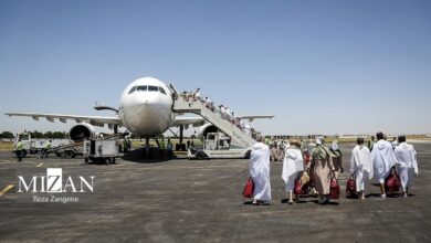 اعزام بیش از ۶۲ هزار زائر به سرزمین وحی/ آخرین گروه از زائران خانه خدا از فرودگاه همدان عازم عربستان شدند