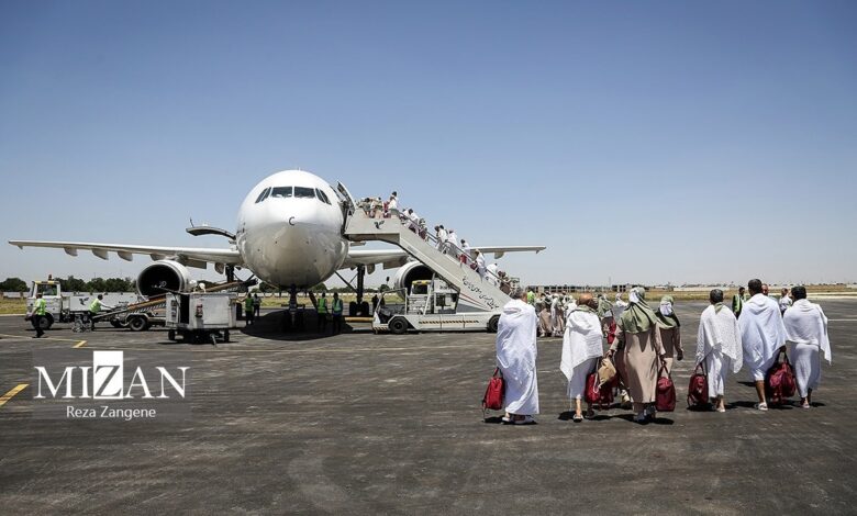 اعزام بیش از ۶۲ هزار زائر به سرزمین وحی/ آخرین گروه از زائران خانه خدا از فرودگاه همدان عازم عربستان شدند