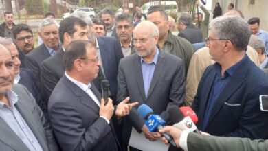 بازدید رییس مجلس از سالن ورزشی ۶ هزار نفری گرگان