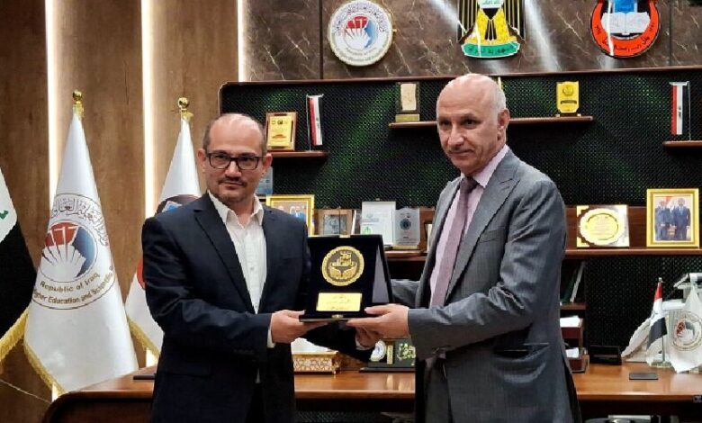 بازدید هیأت حقوق و علوم سیاسی دانشگاه تهران از دانشگاه موصل عراق