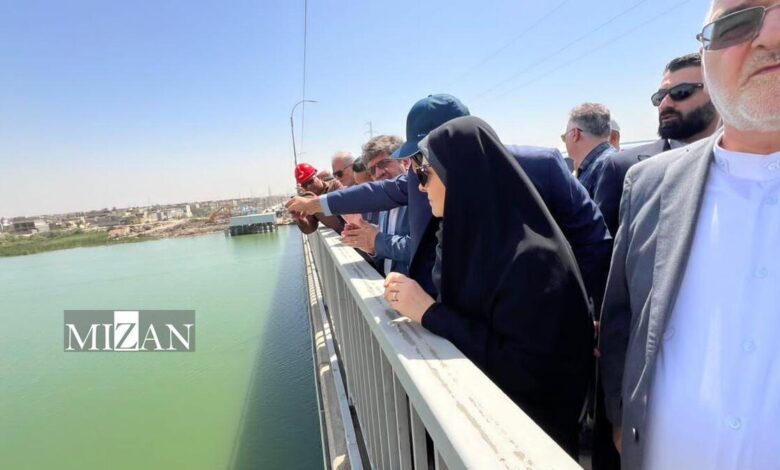 بررسی روند اجرای طرح راه‌آهن شلمچه- بصره با حضور وزیر راه‌ و‌ شهرسازی