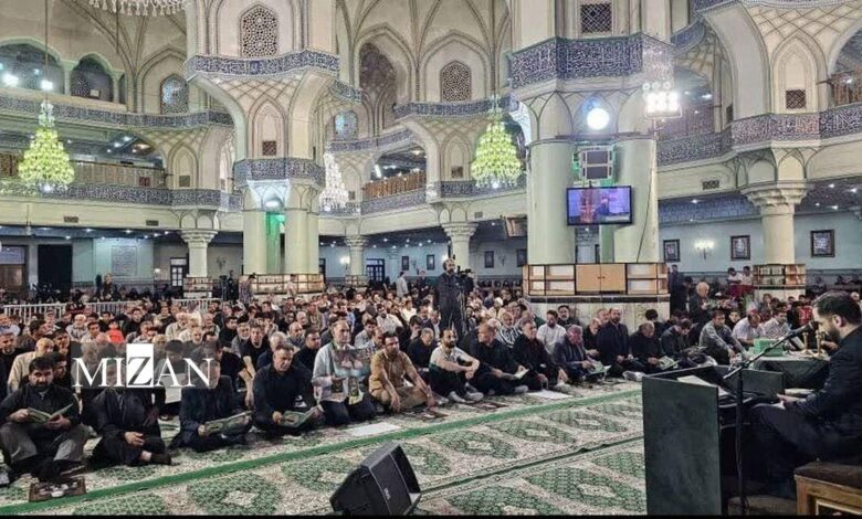 برگزاری مراسم بزرگداشت شهدای خدمت در حرم حضرت عبدالعظیم الحسنی (ع) با حضور فرمانده کل سپاه