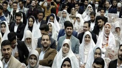 جشن ازدواج ۲۳۵ زوج دانشجو معلم در اصفهان برگزار شد