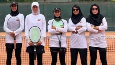 دختران کمتر از ۱۶ سال تنیس ایران نتیجه را به استرالیا واگذار کردند