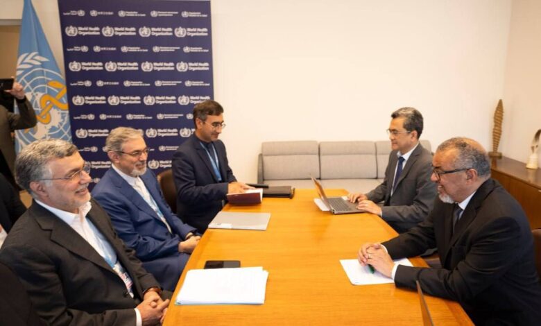 دیدار وزیر بهداشت با دبیرکل سازمان جهانی بهداشت