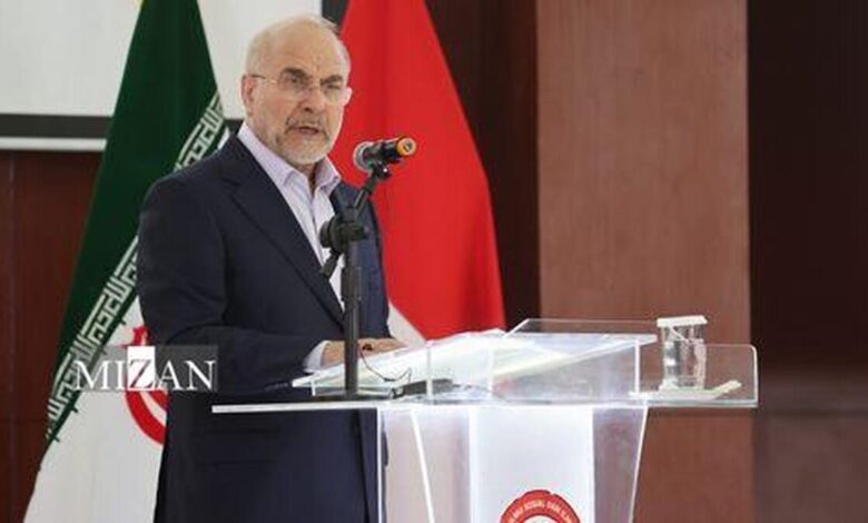 رئیس مجلس: شهید مطهری ۵۰ سال قبل هویت جعلی اسراییل را فریاد زد