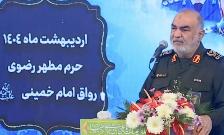 سرلشکر سلامی: اگر دشمن تهدید کند، برای جنگ در هر مقیاسی آمادهایم