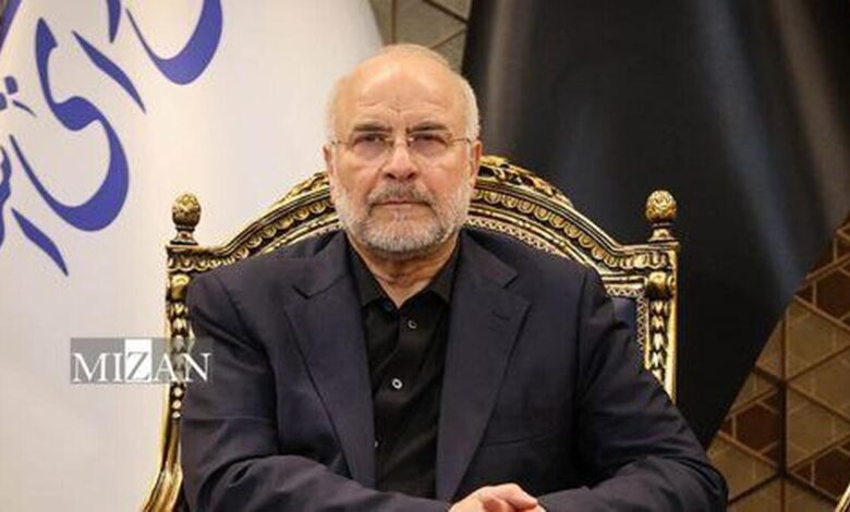 قالیباف در مسجد جامع خرمشهر سخنرانی می‌کند