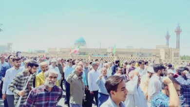 محکومیت جنایات اسرائیل در جمعه‌های خشم خراسان جنوبی 