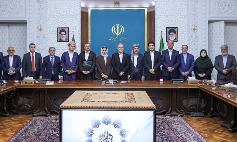 پزشکیان: آمادگی هرگونه همکاری را برای توسعه روابط با اقلیم کردستان داریم