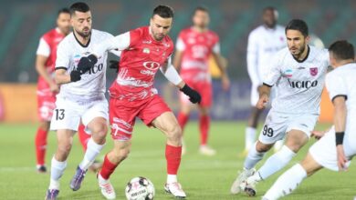 پیروزی‌ پُرگل پرسپولیس مقابل مس در پایان نیمه اول + فیلم