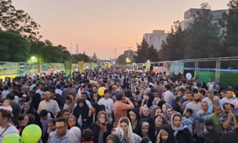 اجتماع باصلابت رهروان پهلوان خیبر در غدیر البرز+فیلم