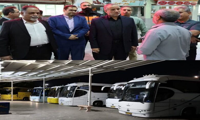 استاندار خراسان جنوبی به ترمینال رفت/ گره ترافیکی سفرها باز شد