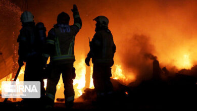 انبار کاغذ در تهران دچار حریق شد
