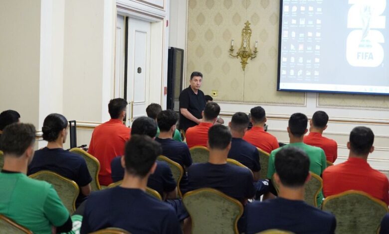 برگزاری جلسه فنی تیم ملی فوتبال در آستانه دیدار با قطر