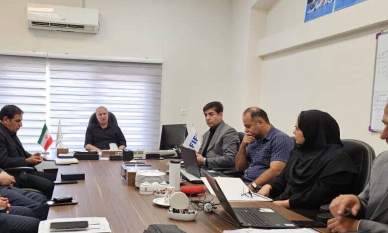 برگزاری نشست برنامه‌های طرح و توسعه‌ای مرکز ملی فوتبال با حضور رئیس فدراسیون