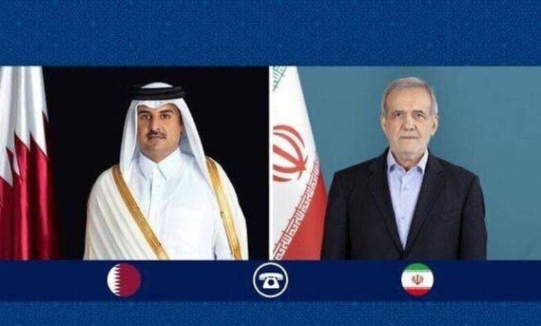 تأکید پزشکیان بر تقویت پیوند‌های دوجانبه ایران و قطر