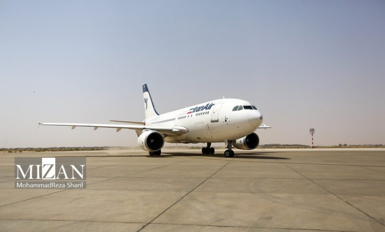 تمدید لغو پرواز‌های داخلی و خارجی در شمال، جنوب و غرب کشور تا ساعت ۱۴ فردا یکشنبه ۸ تیرماه