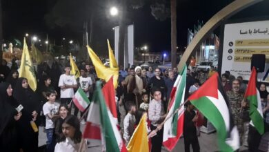 حمایت مردم بیرجند از عملیات وعده صادق سه