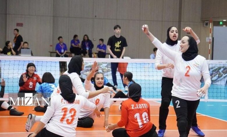 صعود تیم ملی والیبال نشسته زنان به فینال آسیا