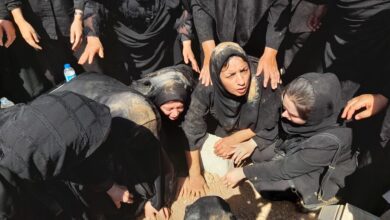 فیلم | آیین تشییع شهید حضرتی کارمند اداره بهزیستی قصرشیرین از شهدای حمله اسرائیل