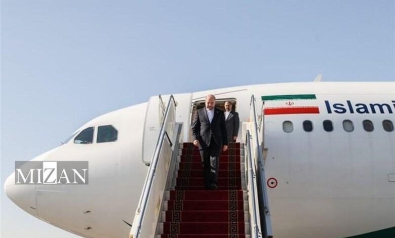 قالیباف وارد کاراکاس شد