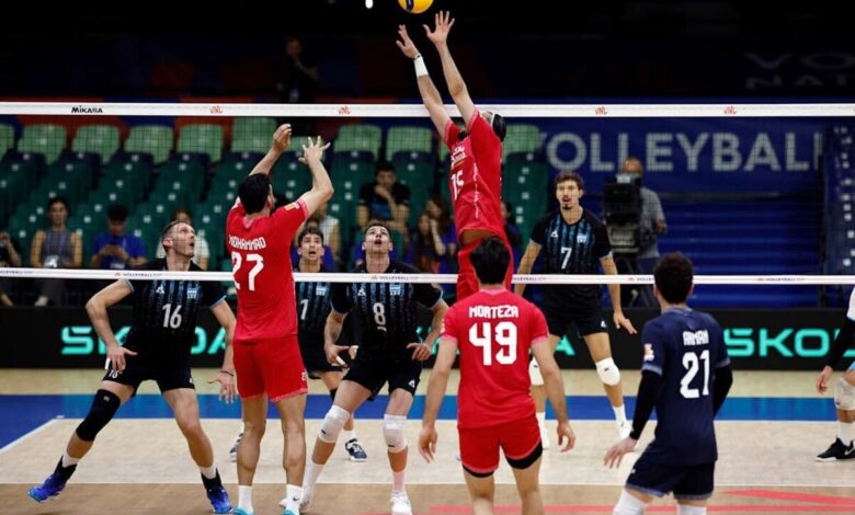 لیگ ملت‌های والیبال ۲۰۲۵| پیروزی درخشان سَروقامتان ایران برابر آرژانتین