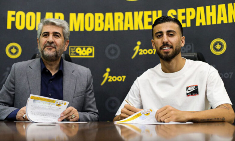 محمد عسکری به جمع زردپوشان سپاهان پیوست