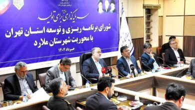 مدیریت بحران آب و توسعه حمل‌ونقل عمومی اولویت‌های توسعه در غرب استان تهران