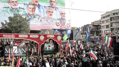 مراسم باشکوه تشییع پیکر پاک شهدای حمله تروریستی؛ نماد همبستگی ملت ایران