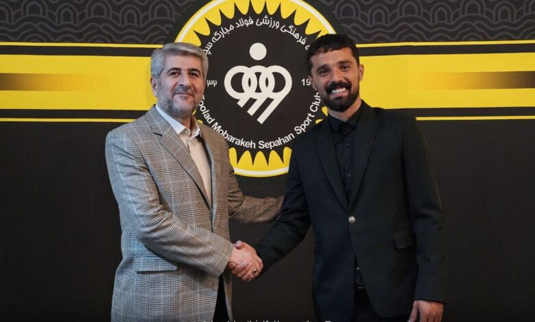 نورافکن قراردادش را ۲ فصل دیگر با سپاهان تمدید کرد