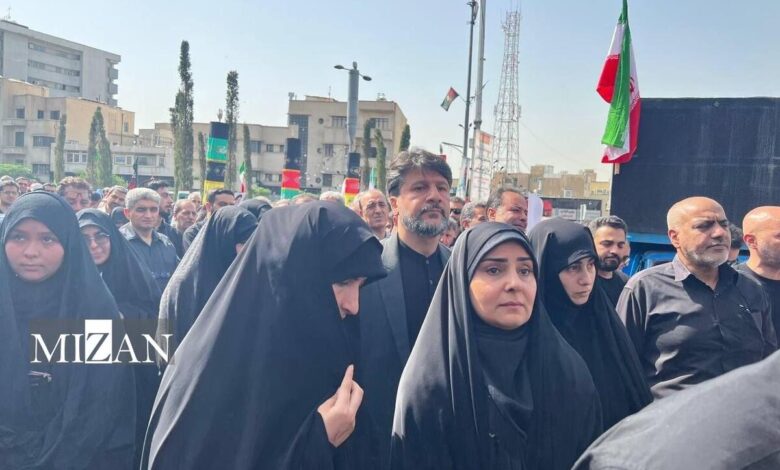 وزیر راه: حضور مردم در آیین تشییع شهدای اقتدار ملی بیانگر عشق به انقلاب اسلامی است