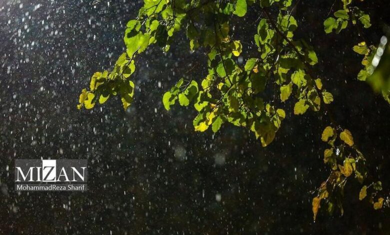 وضعیت آب و هوای سراسر کشور ۱۵ خرداد ماه ۱۴۰۴؛ رگبار، رعد و برق وزش باد شدید در بیش از ۱۵ استان کشور