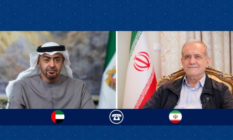 پزشکیان و محمد بن زاید گفت‌وگو کردند