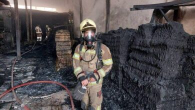 آتش‌سوزی کارگاه تولید پارچه در ورامین مهار شد