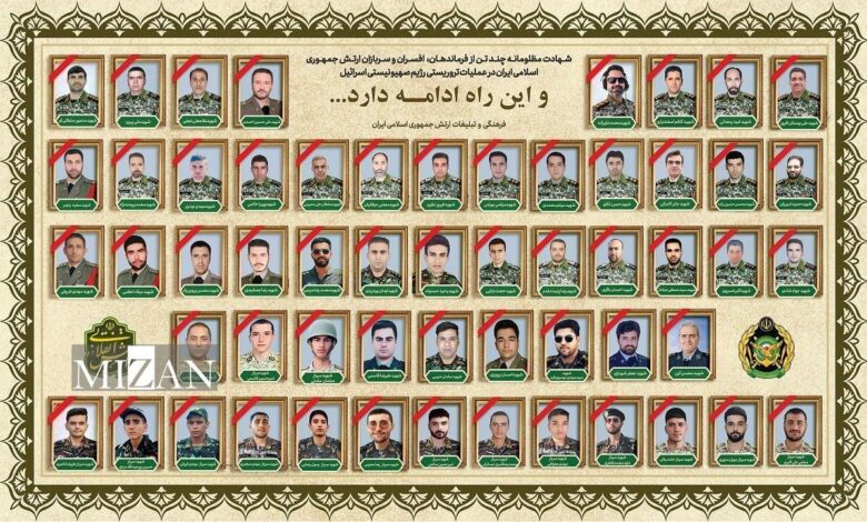 آیین گرامیداشت ۵۷ شهید اقتدار ارتش برگزار می‌شود