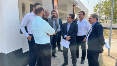 بازدید مدیرعامل شرکت توسعه و نگهداری اماکن ورزشی از فدراسیون روئینگ