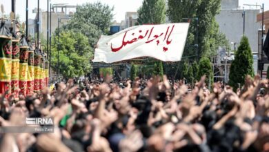 برگزاری عزاداری مردمی- دانشجویی در دانشگاه تهران در حمایت از رهبر معظم انقلاب