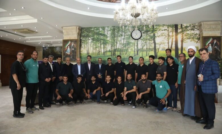 دیدار صمیمی تاج با اعضای تیم ملی فوتبال نابینایان کشور