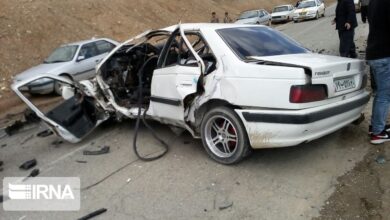 سانحه رانندگی در جاده هراز یک کشته و چهار مصدوم برجا گذاشت