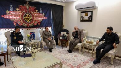 سردار رادان با خانواده شهید طهرانچی دیدار کرد