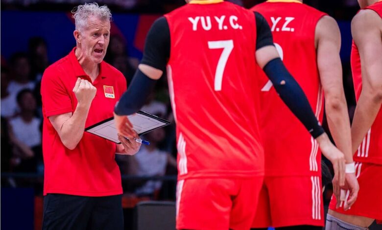 سرمربی تیم والیبال چین: بعد از چند شکست، ماندن در رقابت سخت است/ آمار نمیتواند واقعیتها را تغییر دهد