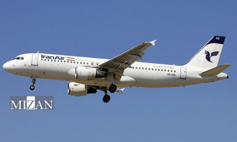 عبور ۵۰۰ پرواز از آسمان ایران در روز گذشته