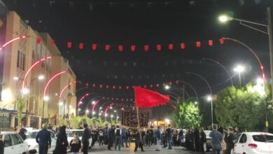 فیلم | آیین نمادین کفن و دفن شهدای کربلا در دزفول