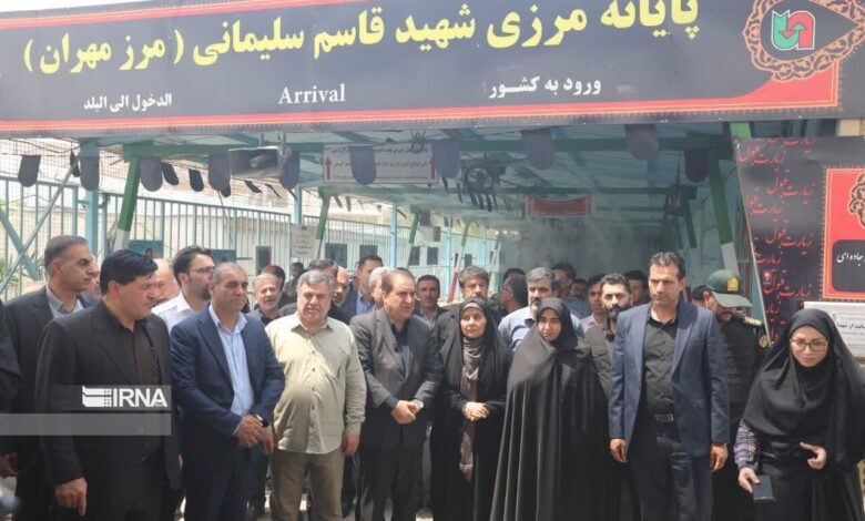 فیلم | بازدید وزیر راه و شهرسازی از پایانه مرزی مهران