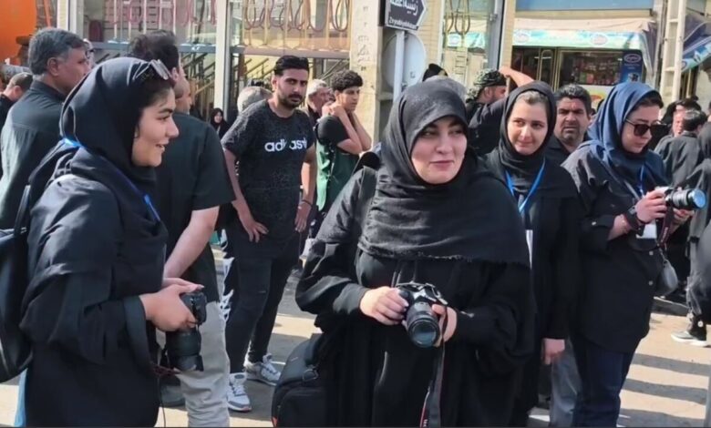 فیلم | عکاسان، روایتگران عشق و دلدادگی زنجانی‌ها در مراسم یوم الزینب(س)