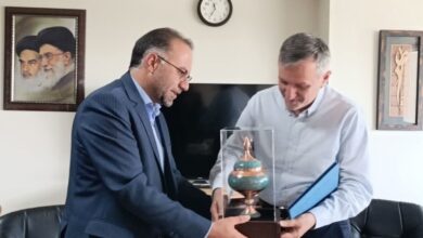 قدردانی رئیس سازمان بسیج علمی از استاد فرهنگستان علوم ایران 